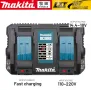 MAKITA DC18RD бързо двойно литиево-йонно зарядно устройство 3A за Зареждане за Makita 14.4V 18V, снимка 4