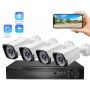 Професионален комплект за сигурност с 4 камери IP67 YL-806B, снимка 5