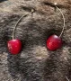 Нови атрактивни обеци череши, снимка 6