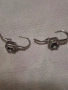 сребърни обеци с камъни, снимка 4