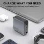 Ново Мощно 150W USB-C Зарядно за лаптоп MacBook HP Lenovo, снимка 7