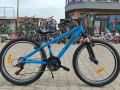 CROSS Алуминиев велосипед 24" RIDER син, снимка 1