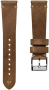 WatchGecko ръчно изработена каишка за часовник от естествена кожа,20мм, снимка 1 - Каишки за часовници - 44511528