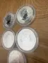 Лот инвестиционни сребърни монети по 1oz 9999 , снимка 8