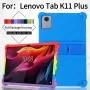 Lenovo Tab K11+ 11.45" 2024 / Удароустойчив силиконов кейс гръб калъф със стойка, снимка 1