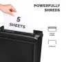Шредер Fellowes Powershred P-25S, унищожител на документи, Strip-Cut, 11 L, снимка 4