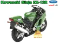 Kawasaki Ninja ZX-12R Welly 1:18 - мащабен модел на мотоциклет, снимка 2