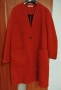 Червено палто ZARA Trafaluc –  размер L - XL, снимка 1