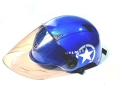 Каска за скутер, мотопед синя, снимка 1