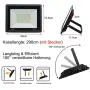 50 W LED външен прожектор IP66 с щепсел супер ярка 3 m кабел – студено бяло, снимка 5