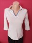 Дамска елегантна блуза с якичка и 3/4 ръкави FAIST CLASS , снимка 1 - Блузи с дълъг ръкав и пуловери - 41410095