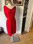Laura Ashley червена дамска рокля р-р Л, снимка 1 - Рокли - 41328549