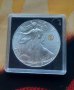 Инвестиционна сребърна монета 1 унция 1 Dollar "American Silver Eagle" Bullion Coin 2016, снимка 1 - Нумизматика и бонистика - 41675292