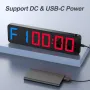 Голям таймер за табата, групови занимания,фитнес Gym Timer ANJANK, снимка 12