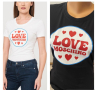 Love Moschino M и L, снимка 1 - Тениски - 44711260