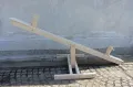 Детска дървена люлка везна за двор градина детска площадка дървена детска балансираща люлка see saw , снимка 8