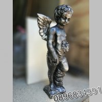 Ангел от бетон. Статуя Фигура за Декорация, снимка 3 - Градински мебели, декорация  - 35852227