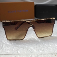 Louis Vuitton 2022 висок клас мъжки слънчеви очила унисекс дамски тип маска, снимка 3 - Слънчеви и диоптрични очила - 36083289