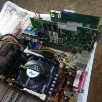 Дънна платка Asus P4R800-VM Socket 478 CPU+FAN, снимка 10 - Дънни платки - 41698391
