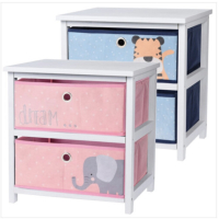 Красив шкаф за детска стая с чекмеджета на марката Home Styling Collection., снимка 2 - Мебели за детската стая - 43348235