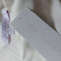 True Violet - бяла рокля, снимка 4 - Рокли - 41669990