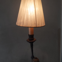 Стара настолна лампа арт деко, снимка 7 - Настолни лампи - 44822127