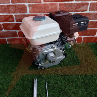 Бензинов двигател за Мотофреза 7,5 + двуканална ремъчна шайба, снимка 6 - Градинска техника - 36120196