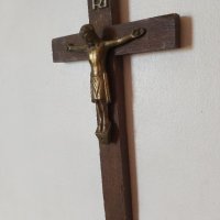 Стар кръст , Исус Христос 25х12.5см, снимка 3 - Други ценни предмети - 41394368