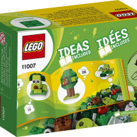 НОВИ! LEGO® Classic 11007 - Зелени творчески тухлички  , снимка 11 - Конструктори - 36405825