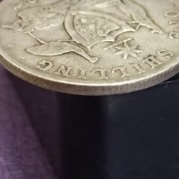 1 шилинг 1918 сребро Австралия

, снимка 2 - Нумизматика и бонистика - 41664944