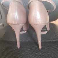 Като нови!Високи обувки 👡в кафяв цвят, снимка 9 - Дамски обувки на ток - 42310669