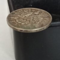 3 пенса 1935 г сребро Великобритания , снимка 2 - Нумизматика и бонистика - 41558425