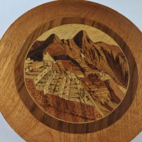 Дървено пано дърворезба декоративна чиния за стена, снимка 8 - Пана - 41103577