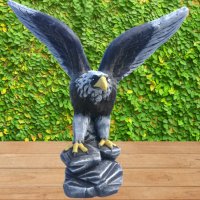 Статуя Орел от бетон с разперени криле. Декоративна фигура за дом и градина, снимка 3 - Други - 33848607