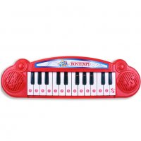 Детско пиано йоника с 24 клавиша - червена, снимка 1 - Музикални играчки - 35912875
