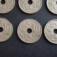 Монети . Белгия. 10 цента. От 1921 до 1929 година включително. Една добра колекция., снимка 5 - Нумизматика и бонистика - 40992809