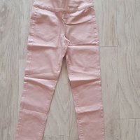 Нов розов панталон с лъскав ефект р.XS, снимка 2 - Панталони - 41748975