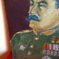 Портрет на Йосиф Висарионович Сталин, снимка 4 - Колекции - 41368866