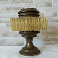 Стара настолна нощна лампа  - Антика, снимка 3 - Антикварни и старинни предмети - 36306724