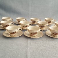 Старинен порцеланов сервиз за кафе- Veritable porcelaine-Made in Italy, снимка 1 - Други ценни предмети - 33882852