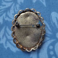 Стара брошка камея , снимка 3 - Колиета, медальони, синджири - 40804644