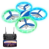 Дрон с камера Eachine E65HW и ЛЕД осветление, снимка 12 - Дронове и аксесоари - 41908053