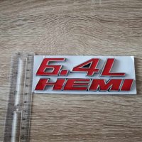 Dodge/Chrysler/Jeep HEMI 6.4 L червена емблема, снимка 3 - Аксесоари и консумативи - 44370277