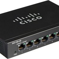 Cisco SG 110D-08 8-Port Gigabit Switch, снимка 2 - Суичове - 41841856