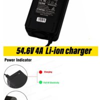 TANGSPOWER® 13S 54.6V 4A Power Supply 48V/54.6V 4A Li-ion Battery Charger E-bike KUGOO Electric Bike, снимка 4 - Инвалидни скутери - 41815833