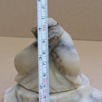 Стари Уникални ръчно резбовани в мрамор делфини, снимка 7 - Антикварни и старинни предмети - 40285966