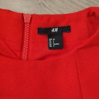 Червена рокля H & M, снимка 8 - Рокли - 41895551