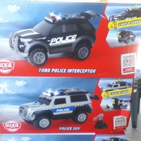 Dickey Toys - светещ полицейски джип , снимка 2 - Електрически играчки - 36107658