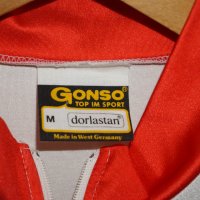 Vintage Мъжка колоездачна тениска Jersey Gonso Made in West Germany от 1980-1990г Размер M, снимка 4 - Спортна екипировка - 41761250