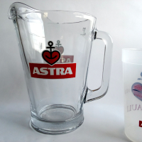Бира ASTRA St. Pauli Стъклена кана Гарафа 1.5л и бонус чаша, снимка 4 - Антикварни и старинни предмети - 44741345